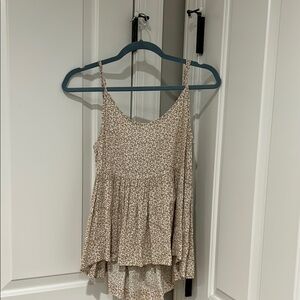 Floral Spaghetti Strap Top